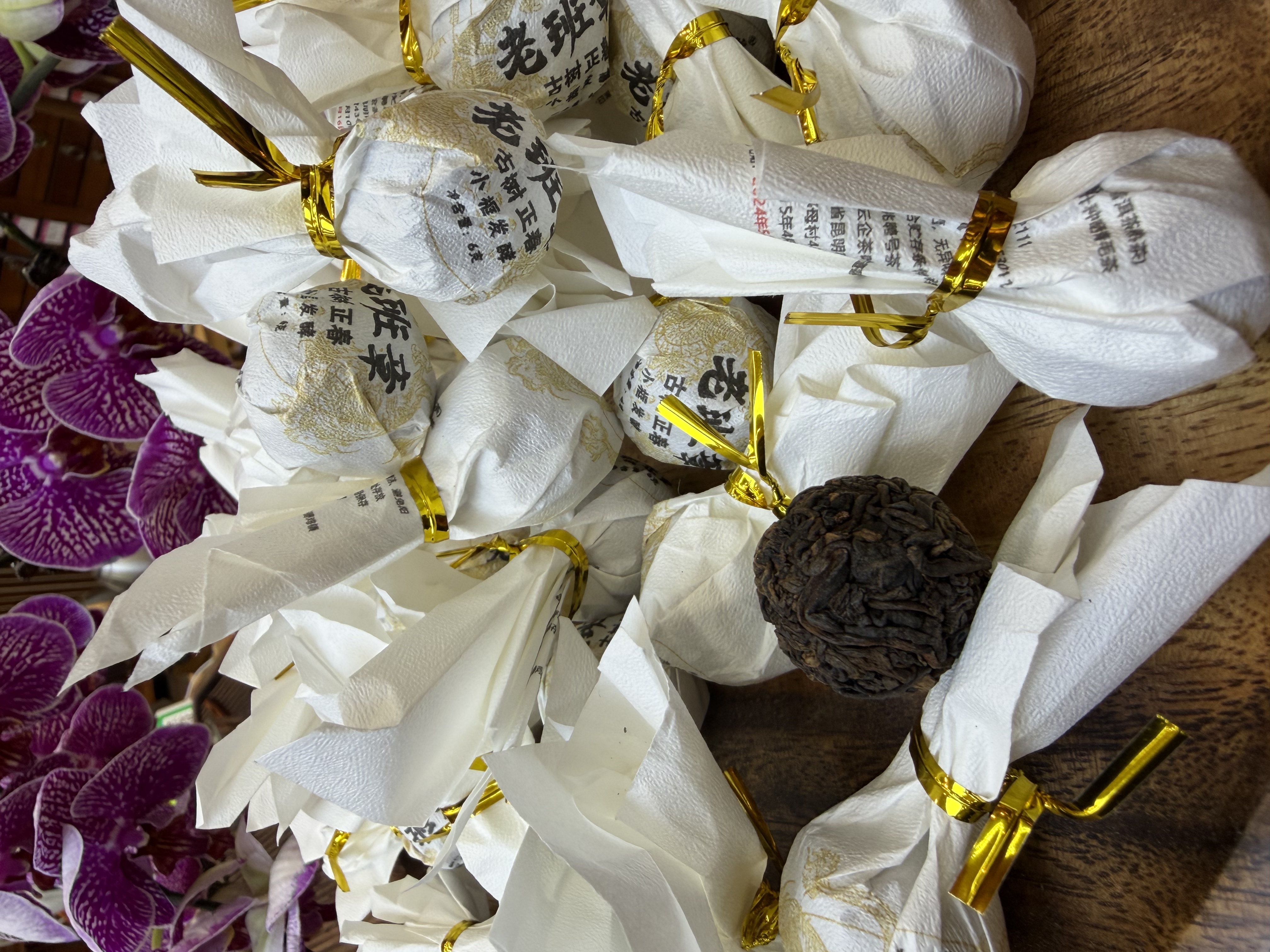 2015年老班章普洱熟茶龙珠 高端茶友的最爱